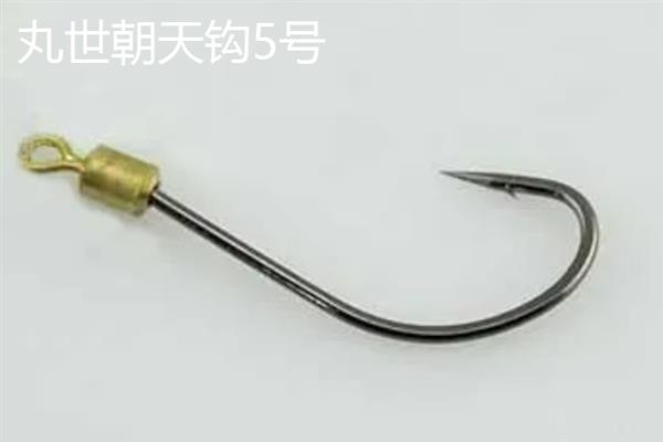 朝天钩怎么绑，主线套在钩槽中对齐钩尖再拉紧