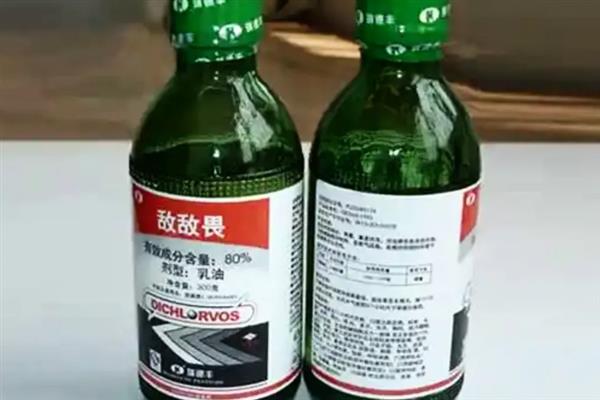 敌敌畏的室内使用方法，与清水按照1：10的比例配制