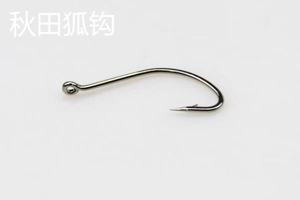 秋田狐钩与袖钩的尺寸对比，二者的1-6号钩各项数值比较接近