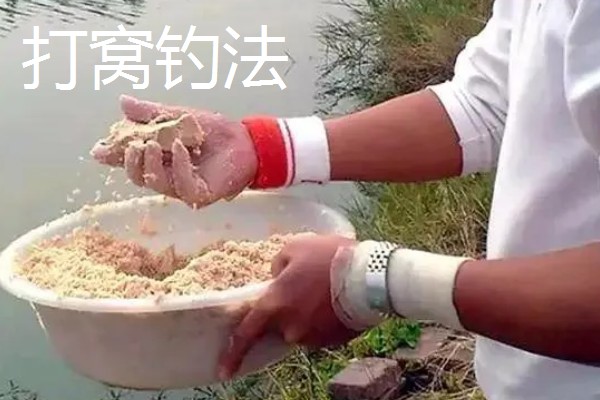 钓草鱼怎么打窝，常规打窝是将麦粒等窝料直接投放到钓点