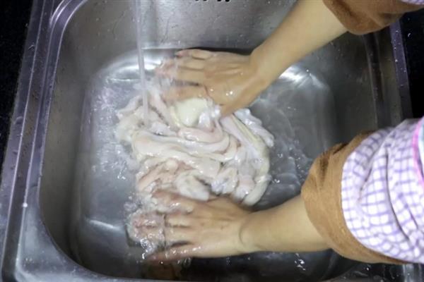 猪苦肠里面有没有屎，是没有屎的