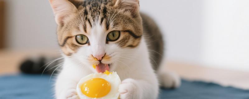 猫咪吃生鸡蛋的危害，会导致肠胃受到刺激