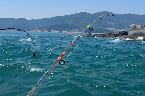 海钓怎样正确的抛竿，可采取上投式、斜投式等