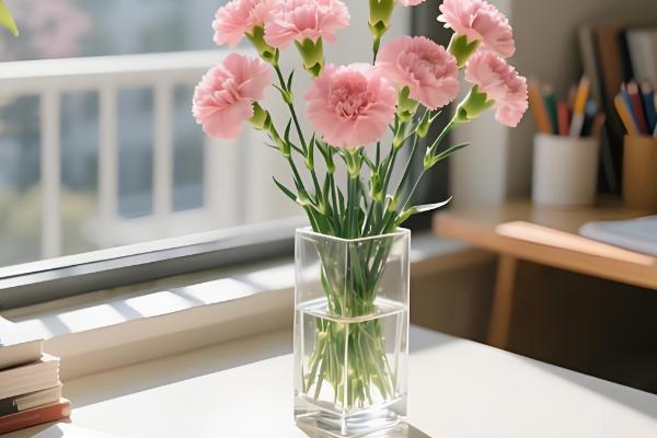 康乃馨枝干枯了怎么办,缺光时转移到向阳处会恢复生长