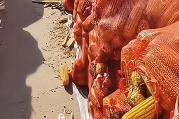 玉米种子如何进行网袋式晾晒，用网袋装好种子后在通风向阳处搭架晾晒