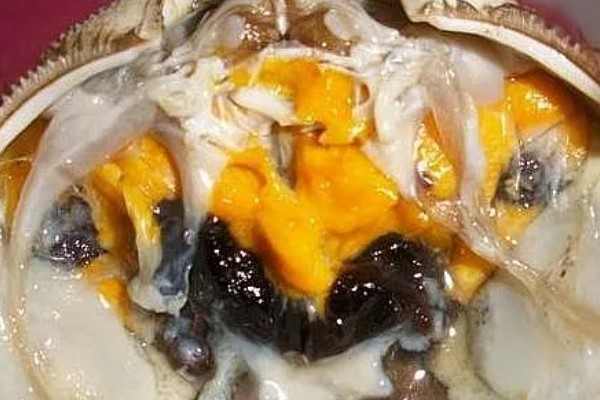 母蟹黄上的黑色是什么，是受精卵已经发育完成