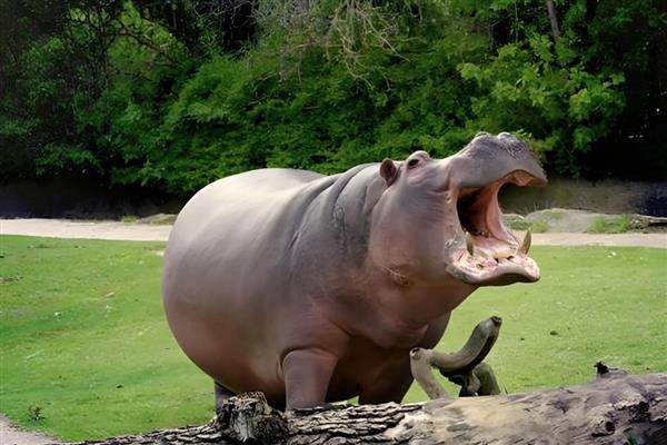 河马的牙齿数量，大牙齿一般有12颗