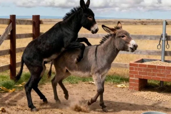 毛驴的繁殖方法，分为自然交配和人工授精