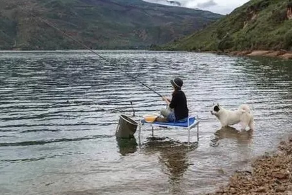 手竿钓翘嘴鱼的最佳水深，1到3米间