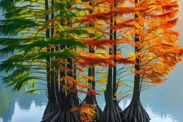 水杉有什么特点，树叶对生向下生长