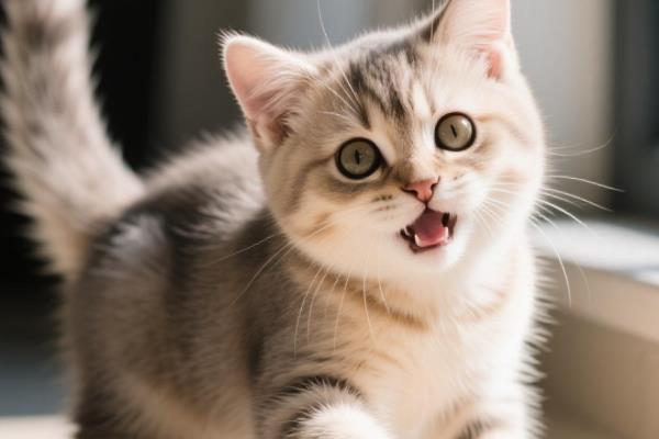 刚养的小猫咪一直叫个不停的原因，可能是害怕所致